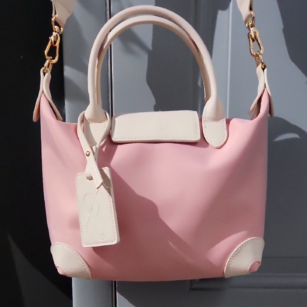 HOUSE OF LITTLE BUNNY Elegant Rose Pink Handbag